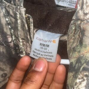 Carhartt Brown and Green Camouflage Jacket